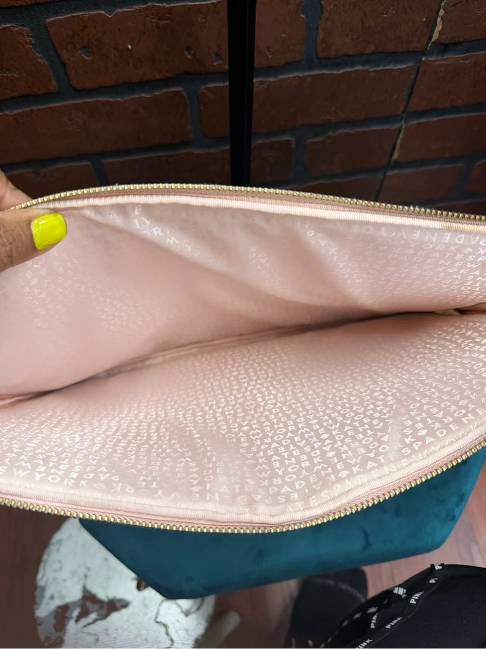 kate spade Cream and Black Spotted Laptop Sleeve